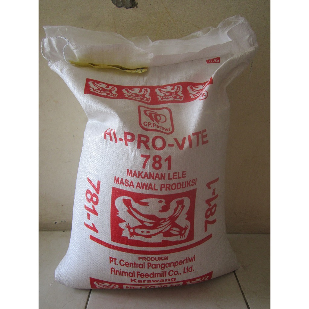 Pakan Ikan Lele Hi Pro Vite 781-1 - Kemasan 20KG