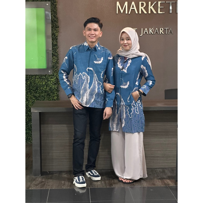 batik Couple bahan doby full tricod Ari batik thamrincity
