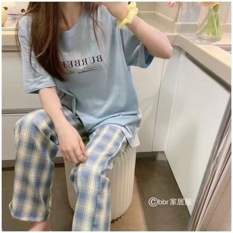 CP Set Baju Tidur Piyama Polos / Baju Tidur Piyama Spandek Import