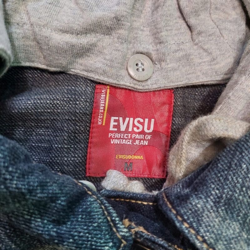 denim jacket evisu