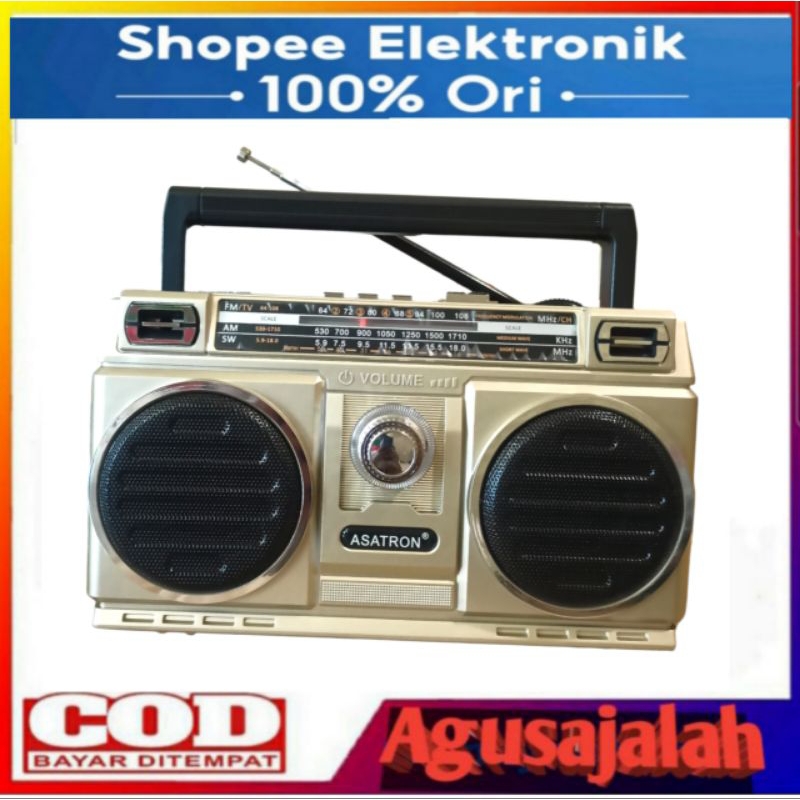 cod Radio Jadul Asatron R 1105 Usb Radio Portable Radio Fm Radio Unik