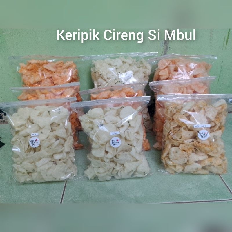 

Keripik Cireng Si Mbul 250gr