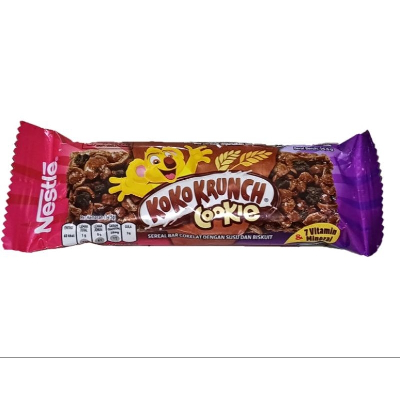 

KOKO KRUNCH Sereal Bar Cokelat Susu Biskuit 14,5 g