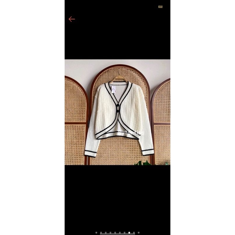 Bytantisa - Cardigan Rajut Crop Bolero Nuna
