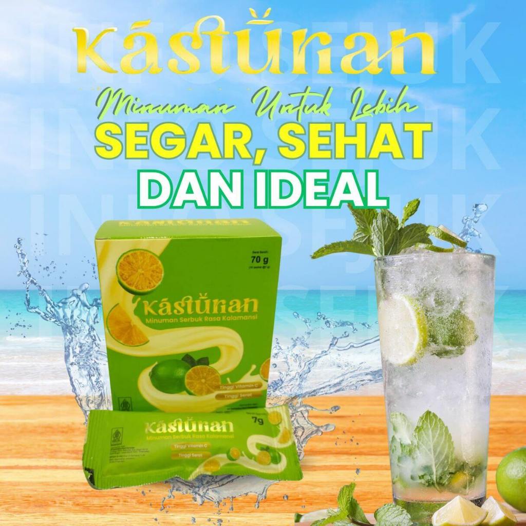 

Kasturian Minuman Limau | Minuman Serbuk Rasa Kalamansi | Minuman Berserat Tinggi 1 Box isi 10 Sachet Original 100%.