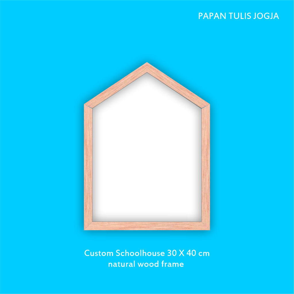 

Papan tulis anak | mainan edukasi | Schoolhouse Magnetic Board - WHITE [30 x 40 cm]