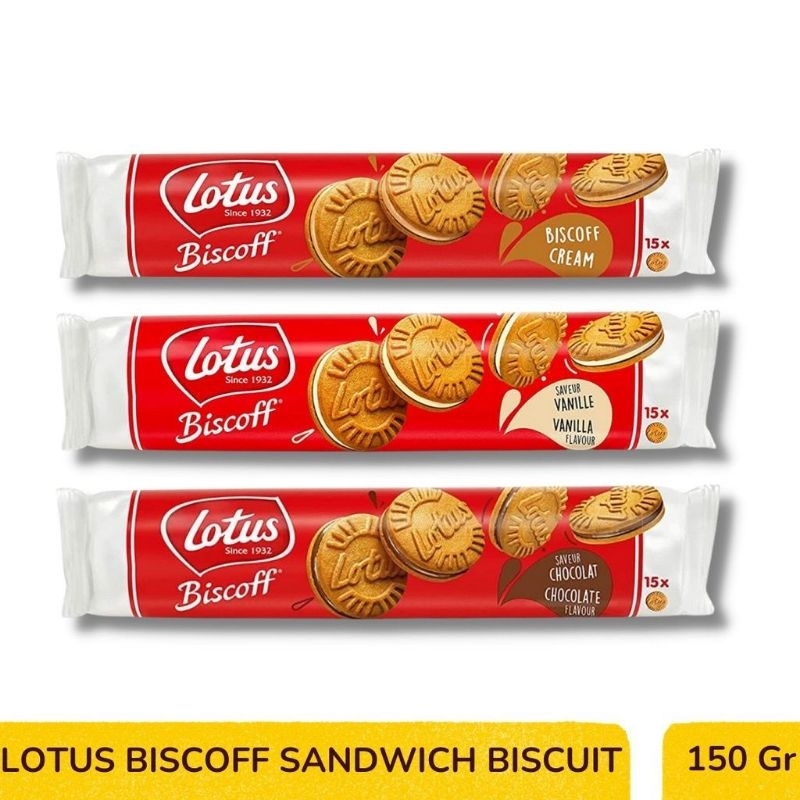 

Sandwich Biscuits Lotus Biscoff 150gr