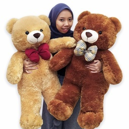 Boneka Beruang Jumbo teddy bear Besar Istana Boneka Cippi Bear With Syall jojon