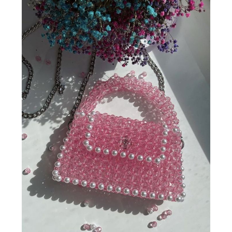(READY STOK) Fay Bag / tas mutiara / tas manik / tas mote