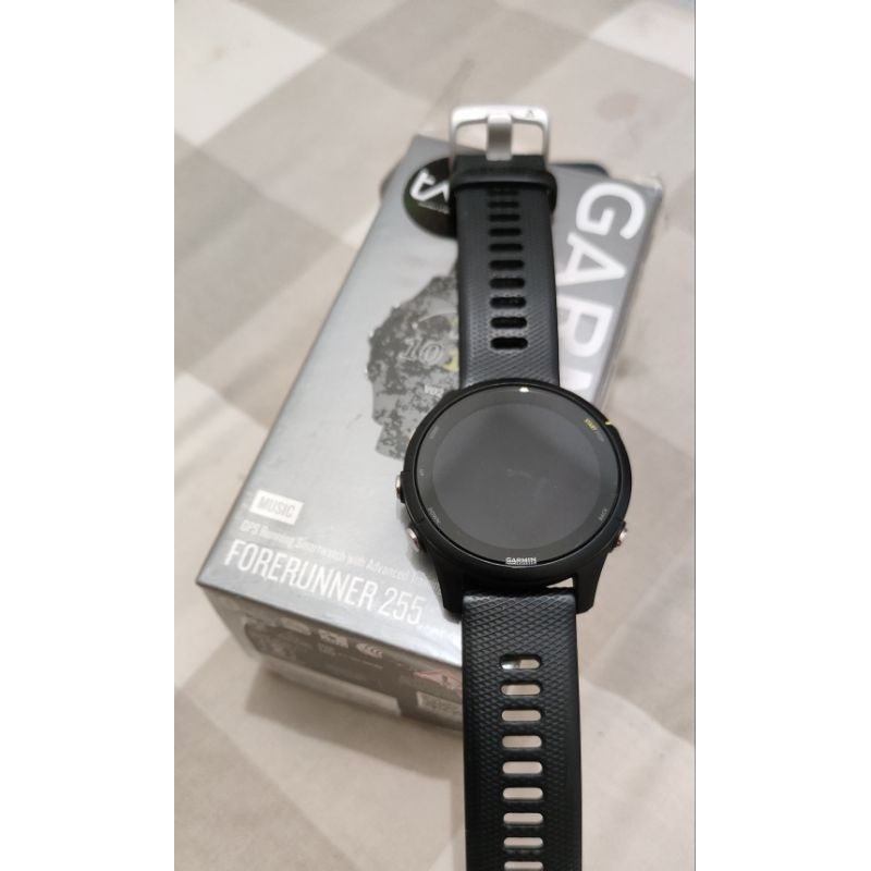 Jam Tangan Smartwatch Garmin Forerunner 255 Music Bekas Garansi Resmi TAM sd 2025