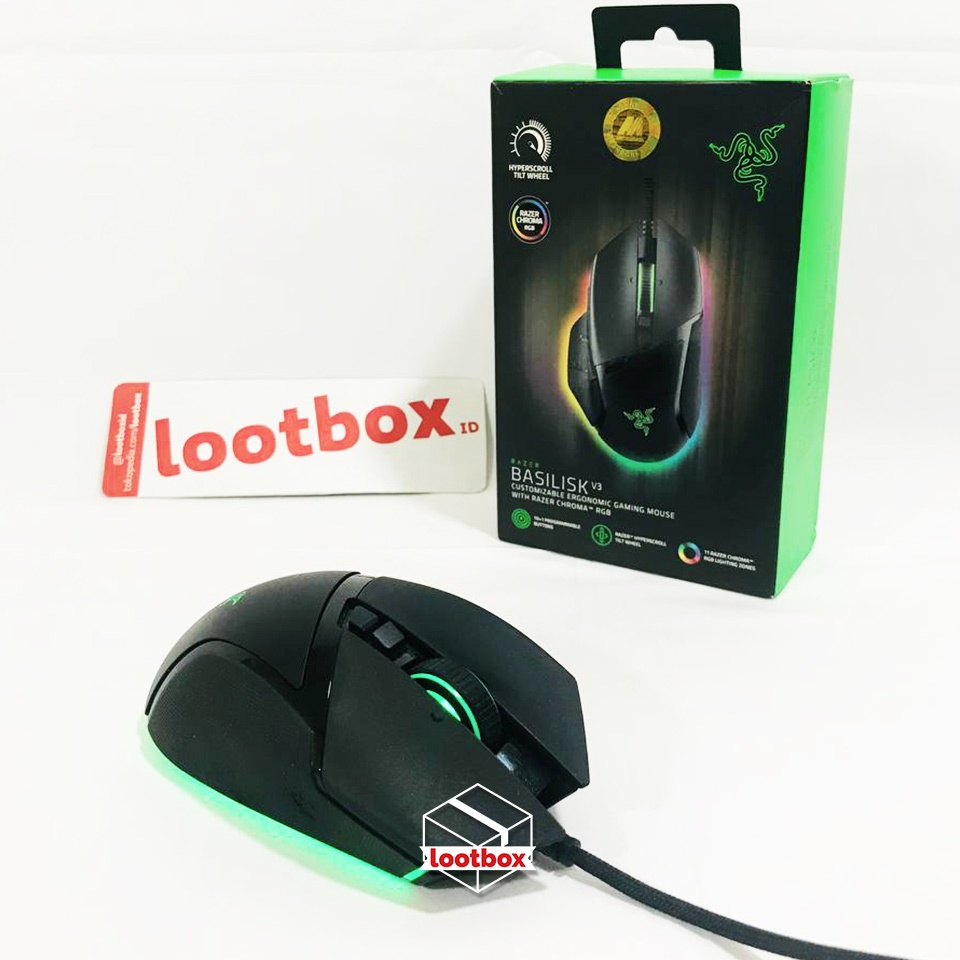 Mouse Gaming Ergonomic Razer Basilisk v3 Wired [SECOND]