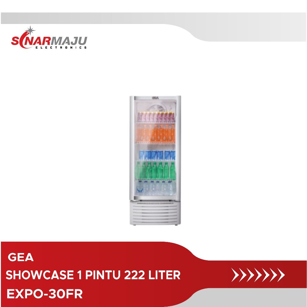 Showcase GEA 222 Liter Pendingin Minuman 1 pintu EXPO-30FR