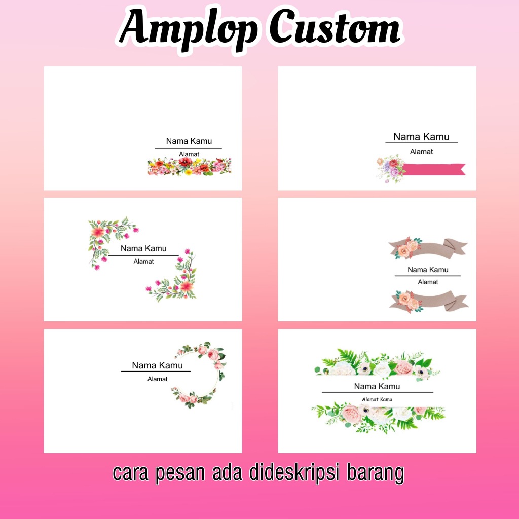 

Amplop kondangan / Amplop sumbangan / Cetak nama amplop / Amplop custom / Per 50 pcs