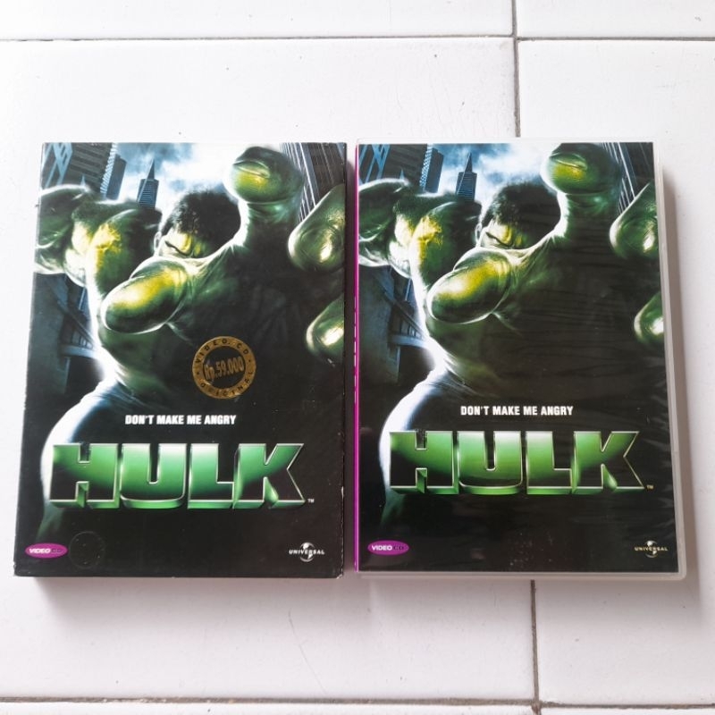 VCD Hulk (2003) 2 Disc ORIGINAL Kings MediaLine VideoCD