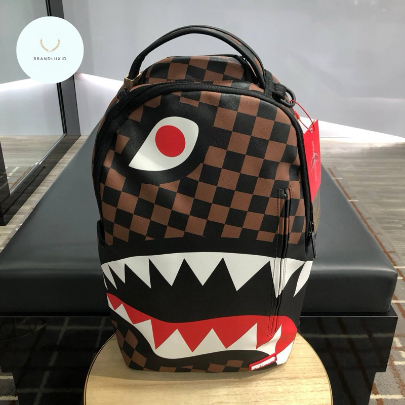 Sprayground The Hangover Shark Backpack Black Brown