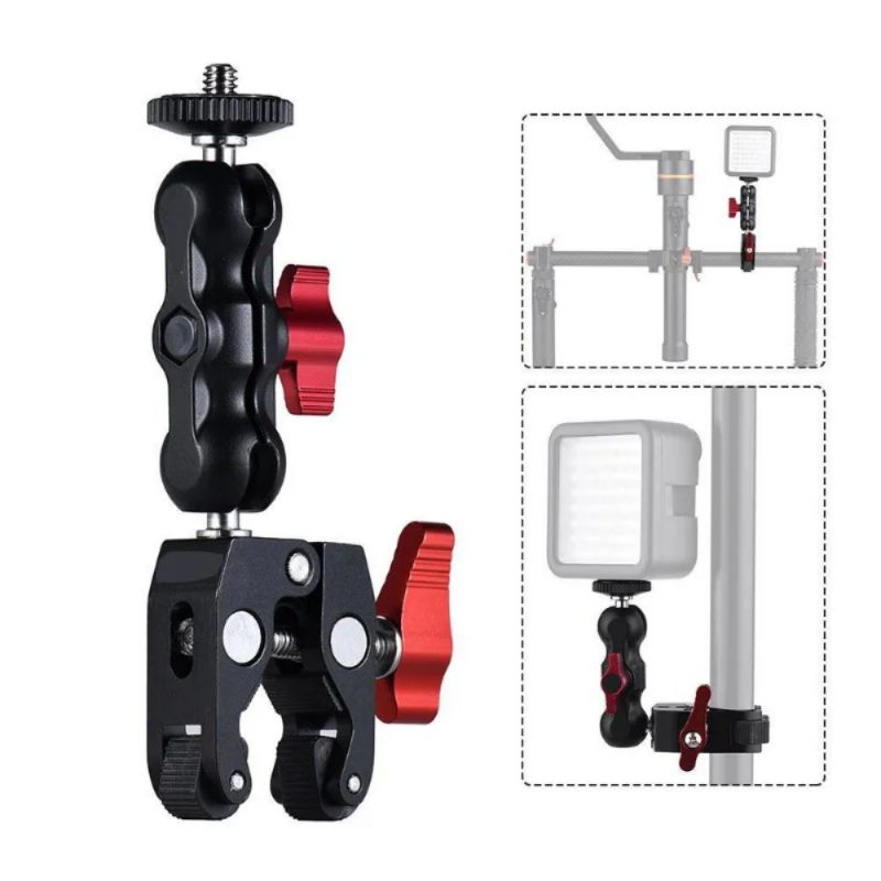 PROMO MAGIC SUPER CLAMP , MAGIC ARM , BALL HEAD ANDOER UNTUK VIDEO , CAMERA , SMARTPHONE