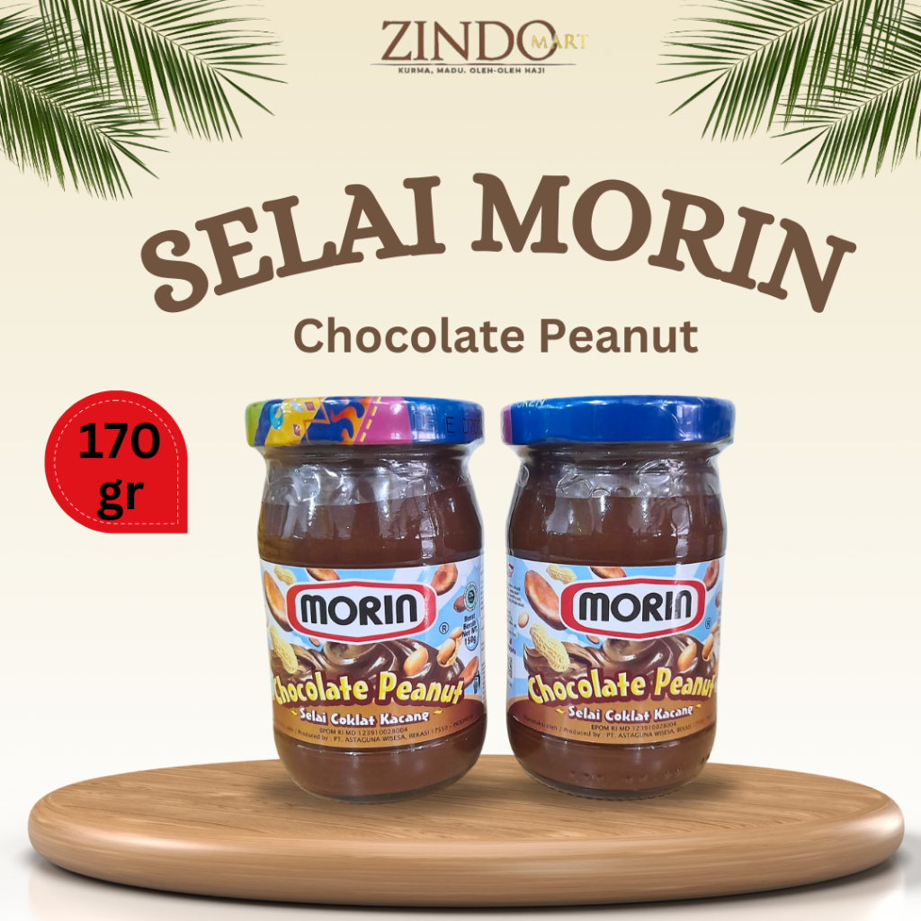 

MORIN SELAI CHOCOLATE PEANUT - SELAI COKLAT KACANG 170GR