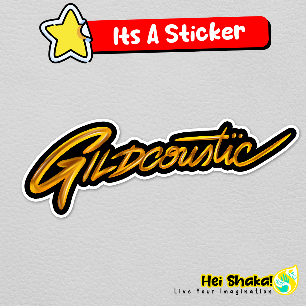 

Stiker Gildcoustic Sticker Gilga Sahid Musik Jawa Vinyl Anti Air