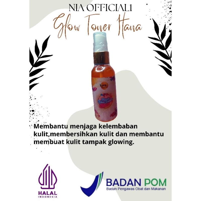 Glow Toner Itana Skincare||Toner wajah