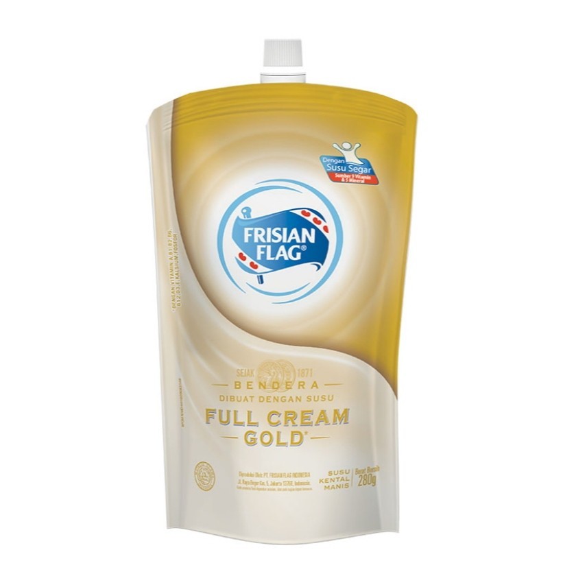 

Frisian Flag Susu Kental Manis Gold Pouch 280g