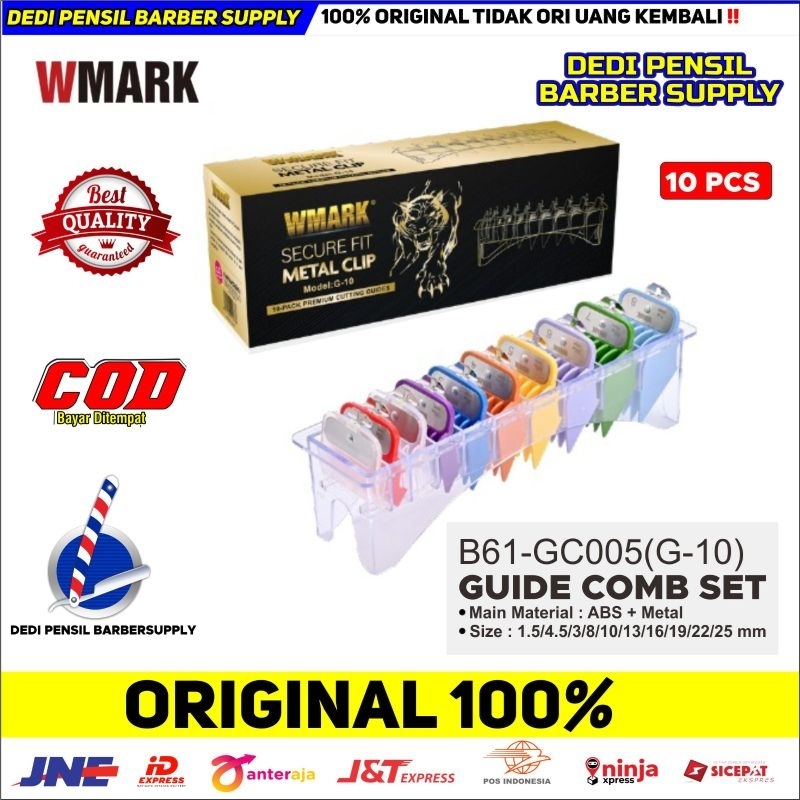 SET GUARD WMARK ISI 10 UNIVERSAL BISA DIGUNAKAN UNTUK CLIPPER WMARK KEMEI WAHL VGR DLL