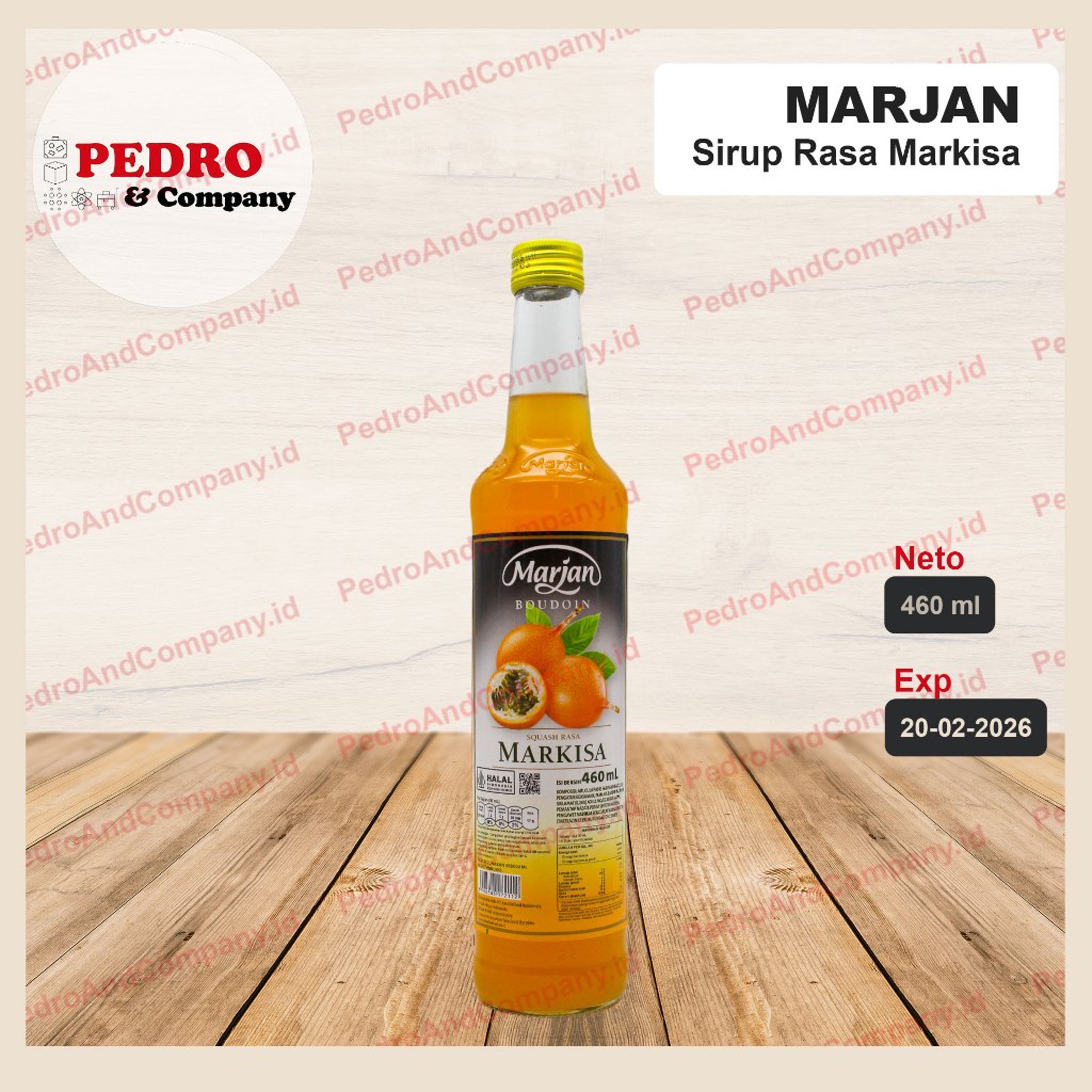 

Marjan sirup syrup rasa buah markisa squash 460 ml