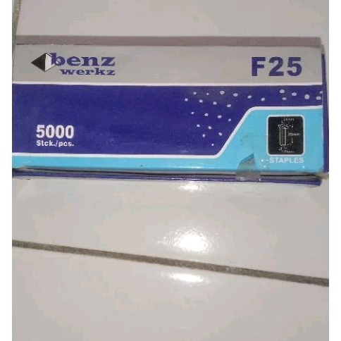 

isi staples paku tembak F25 lurus