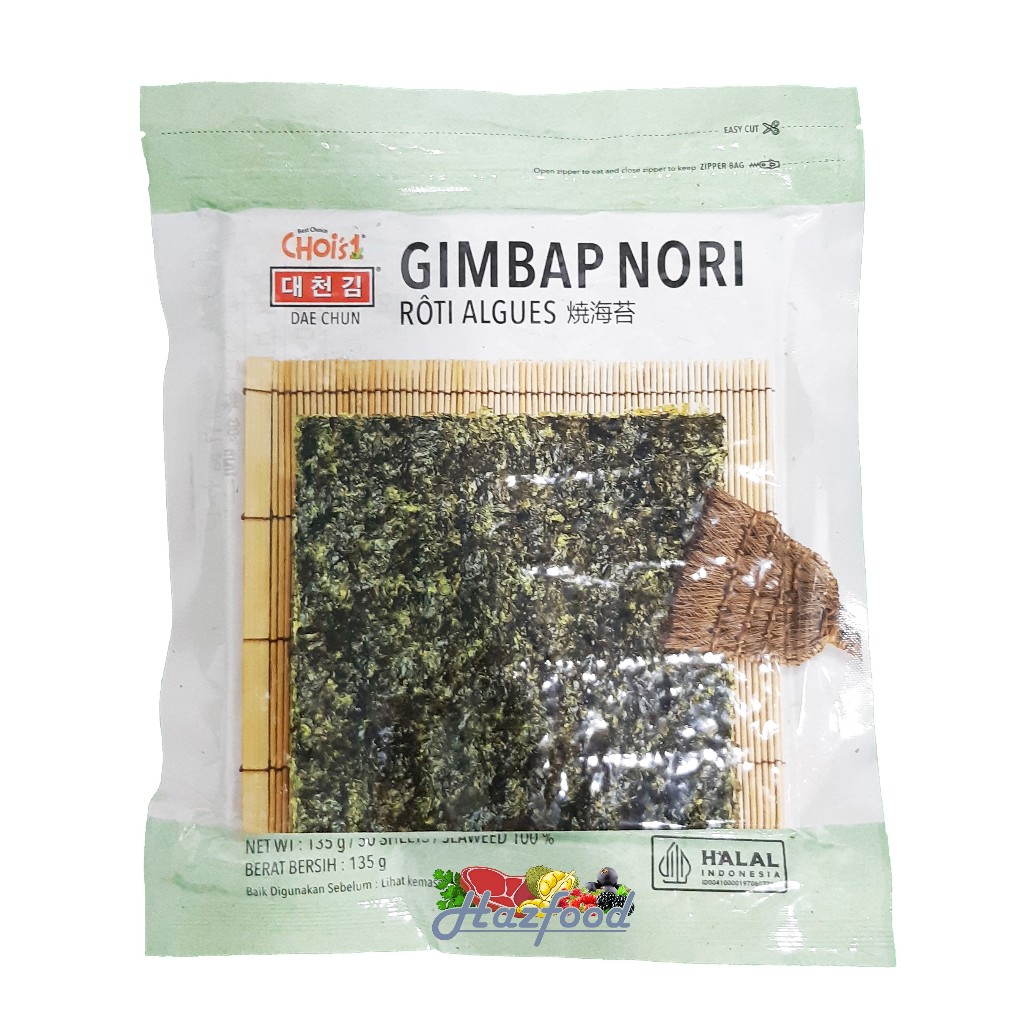 Daechun Gimbap Sushinori I Gimbap Nori 10 Sheet - 22 Gram