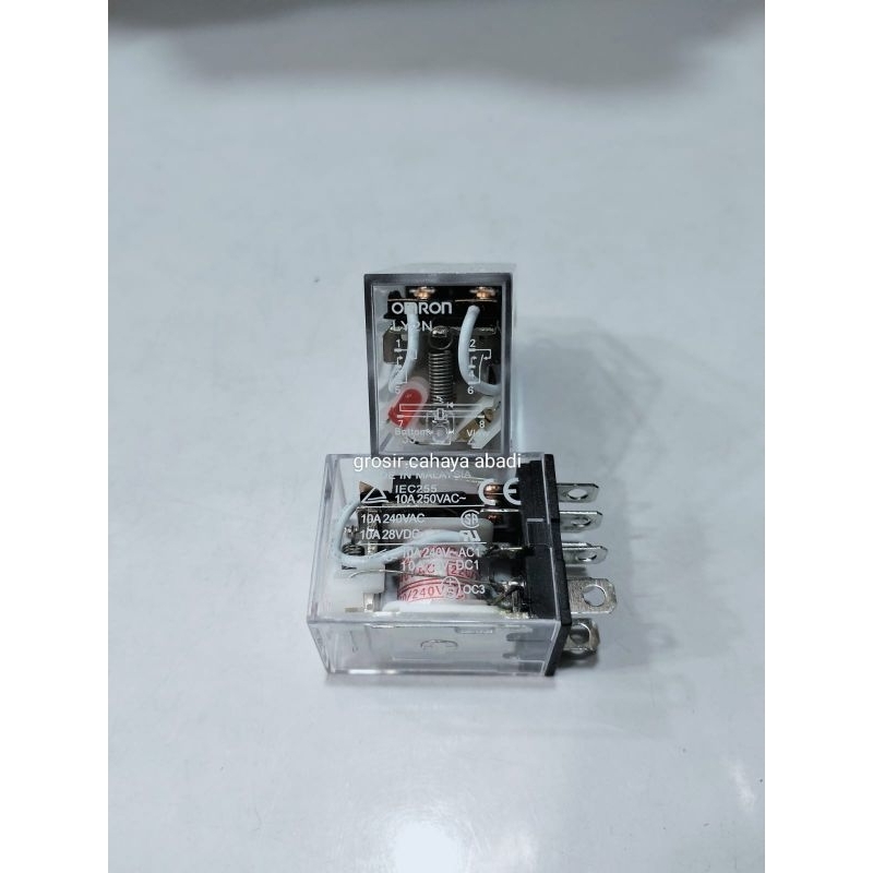 relay Omron ly2n 220v 8kaki / relay 220v 8pin / original omron