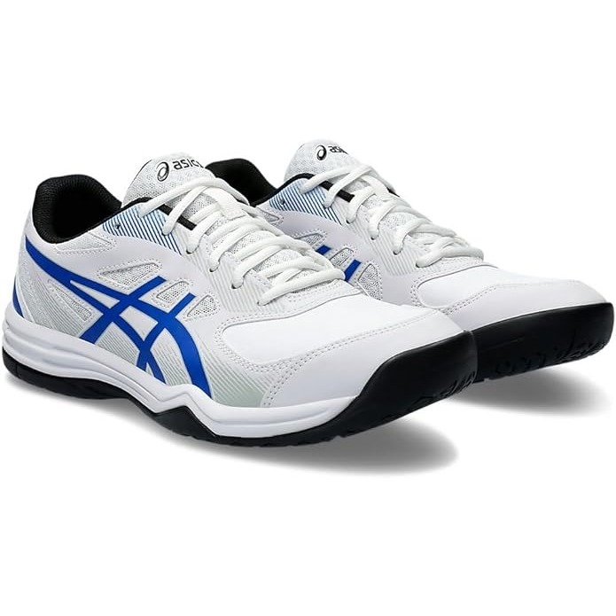 Sepatu Tenis Asics Court Slide White Blue Original/ Asics Shoe Original Court Slide Tennis