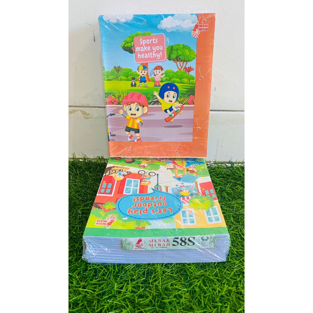 

Buku Tulis Merak Merah 1 Pack 50 Lembar & 58 Lembar / Buku Sekolah MM 50 & 58 Lembar
