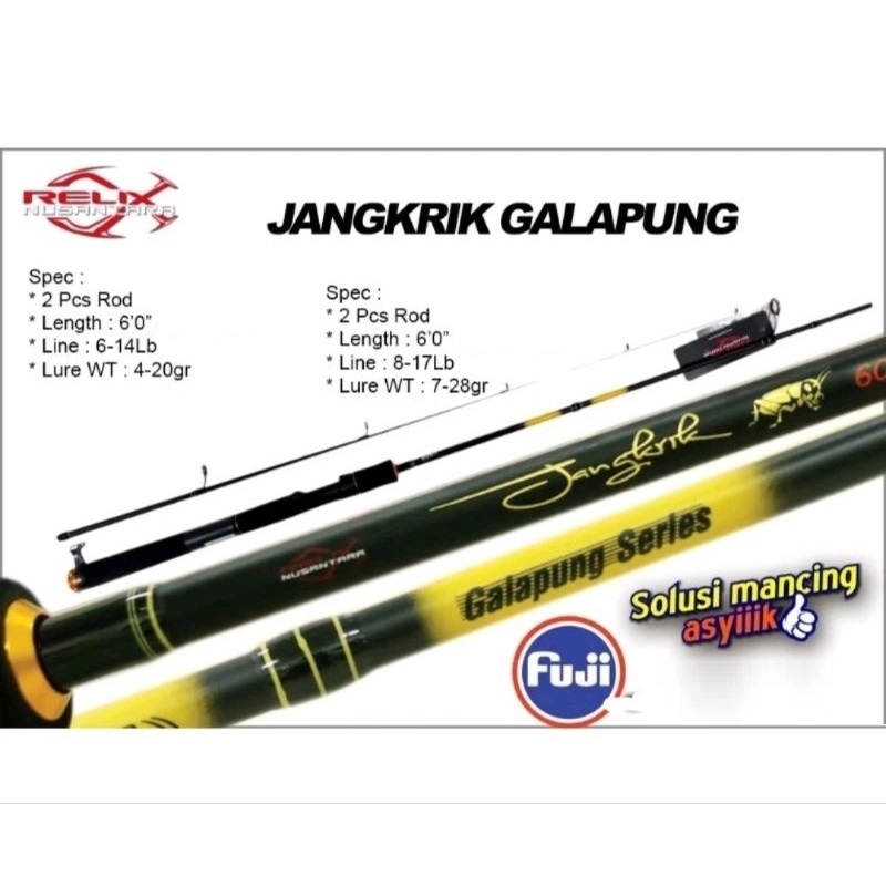 Joran Relix Nusantara JANGKRIK GALAPUNG Series 602