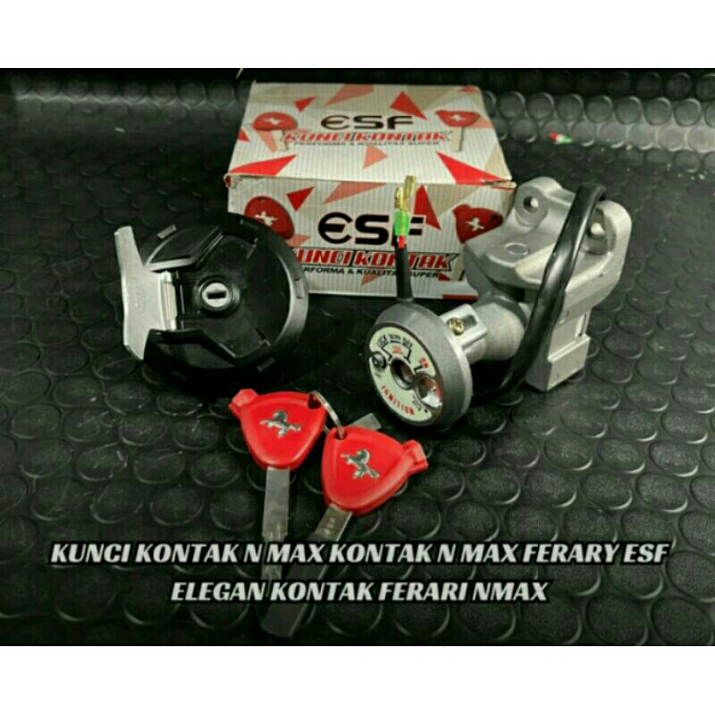 Kunci Kontak Assy NMAX Mata Kunci Ferrari - Key Set NMAX Full Set ESF
