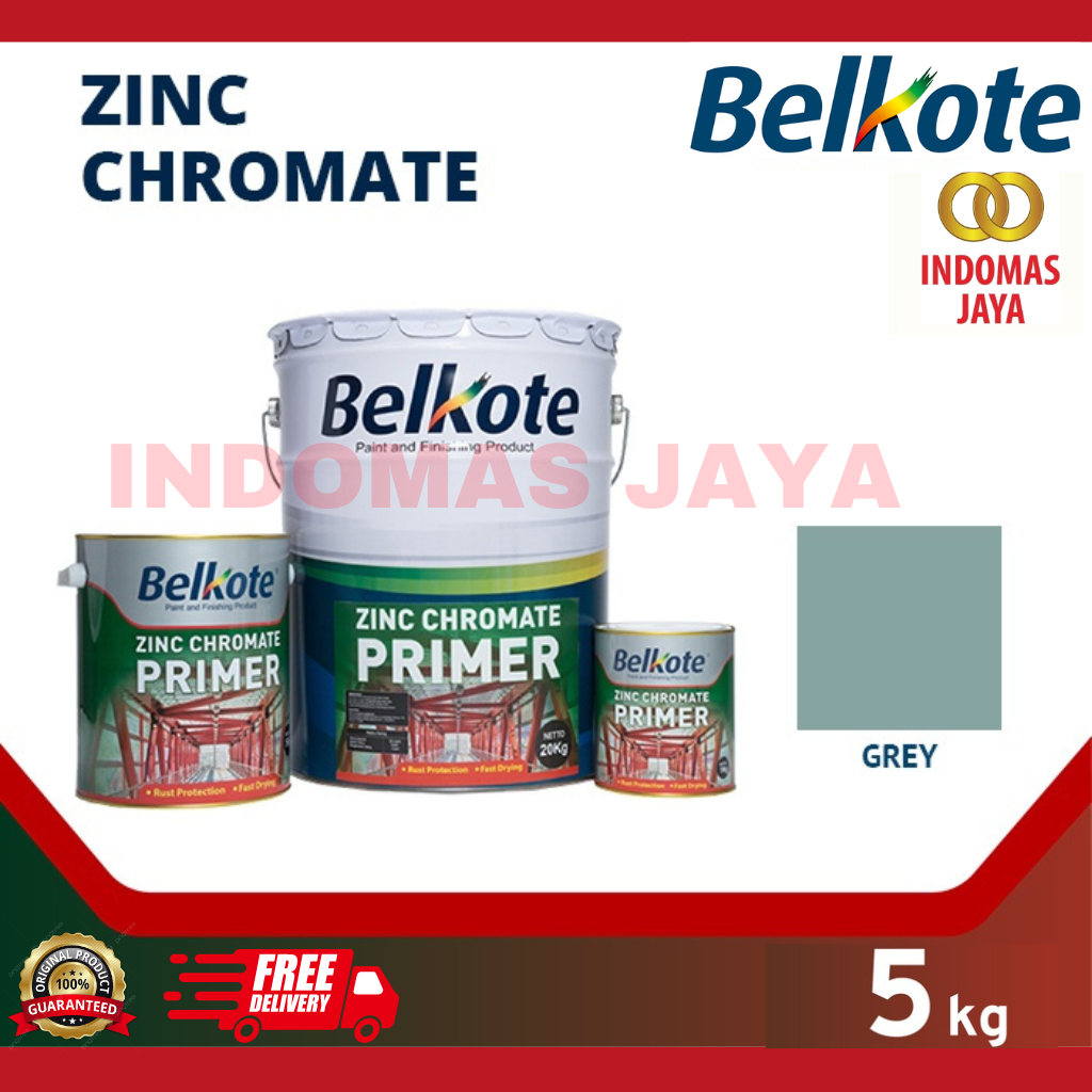 Meni Belkote Zinc Chromate Primer Grey 5kg