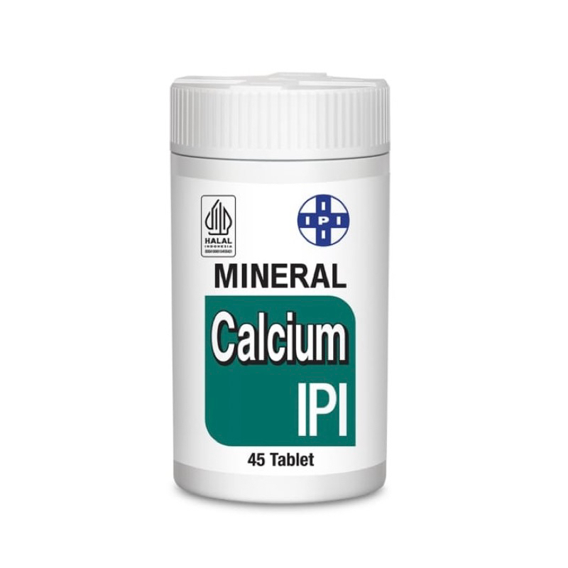 IPI calcium botol 45 tablet ( calcium ekonomis )