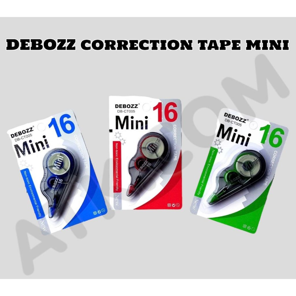 

Correction Tape Mini Debozz CT-005 / Tip ex / Tipex kertas murah / 16 meter