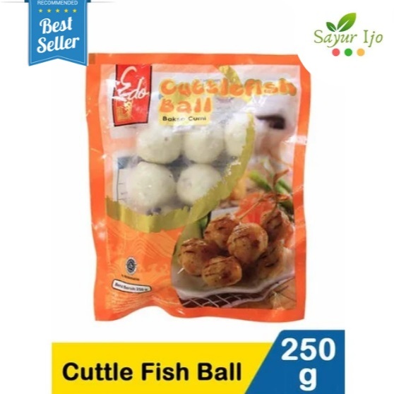 

Edo Bakso Cumi 250 Gr Fresh Frozen Cuttle Fish Ball Baso Seafood Olahan Segar