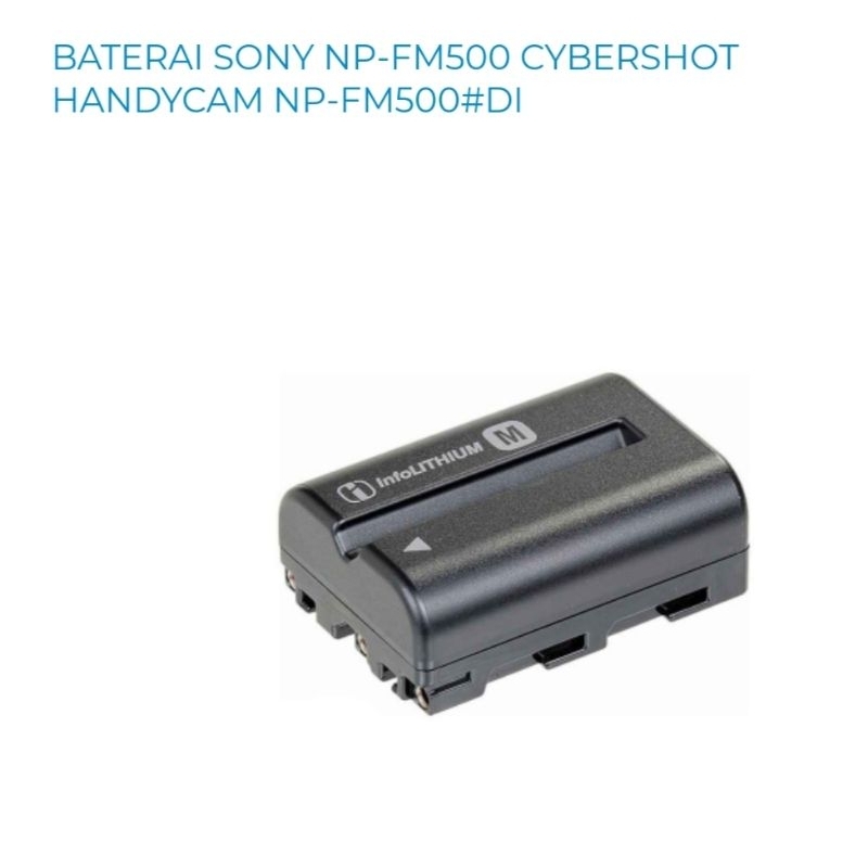 Batrai Sony Np Fm 500 / Np-fm500 Compatible With Sony: Alpha A200/A300/A300K/A300X/A350/A500/A550/A7