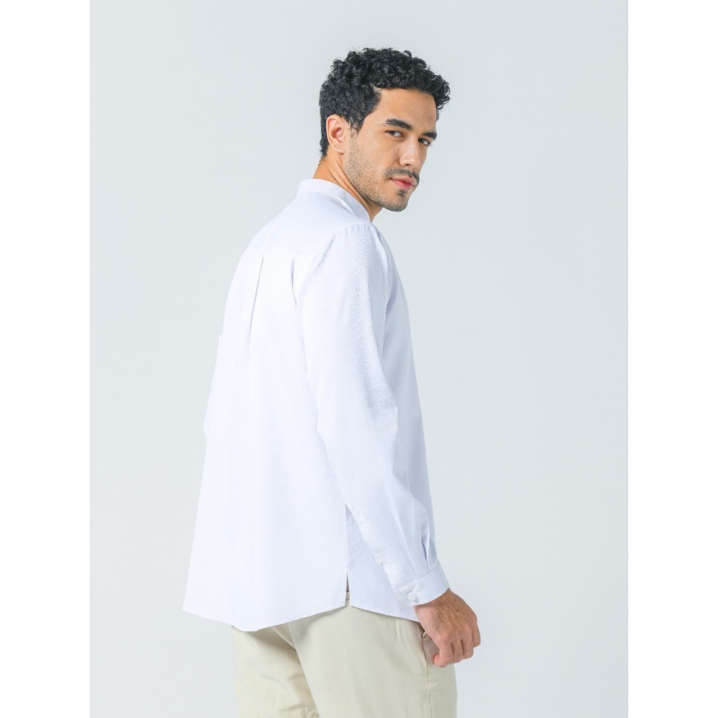 ZOYA - Elvano Menswear - Baju Koko Pria Lengan Panjang - Bahan Cotton