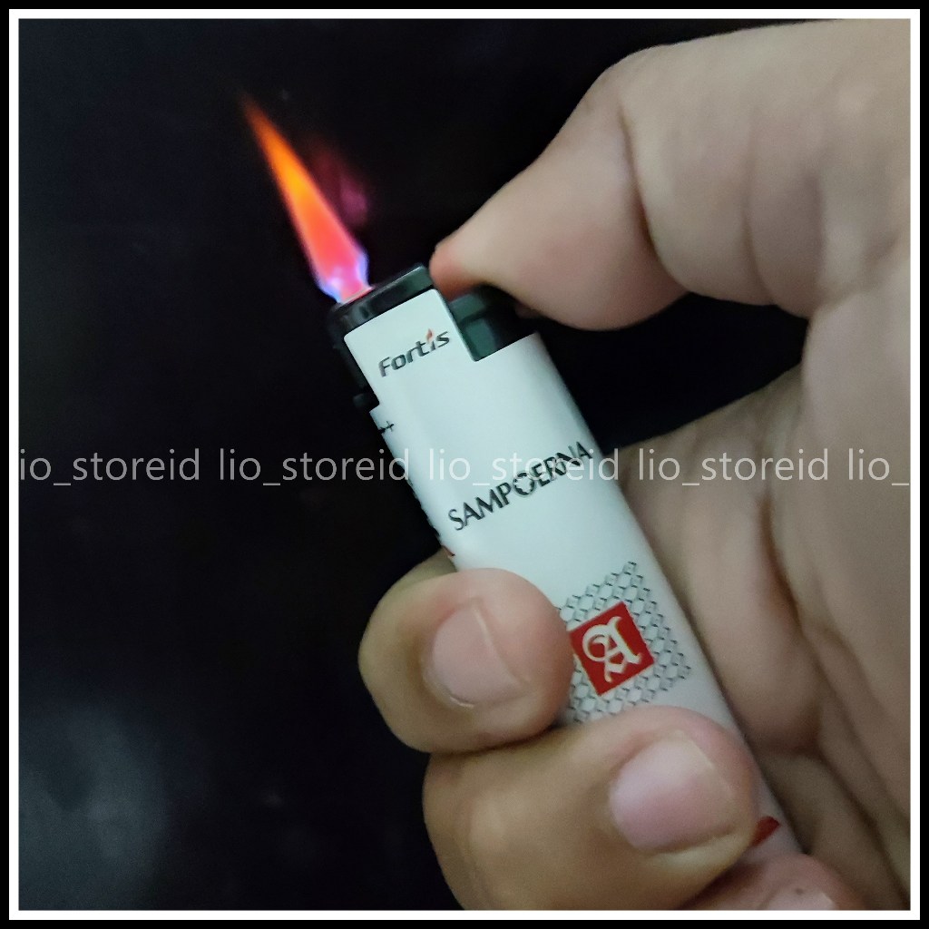 KOREK Api Mancis BARA Isi Ulang refile gas korek api slim
