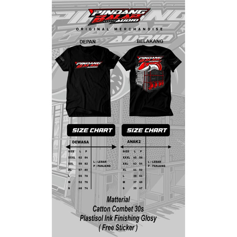 Kaos Pindang Balap Audio (New Design)