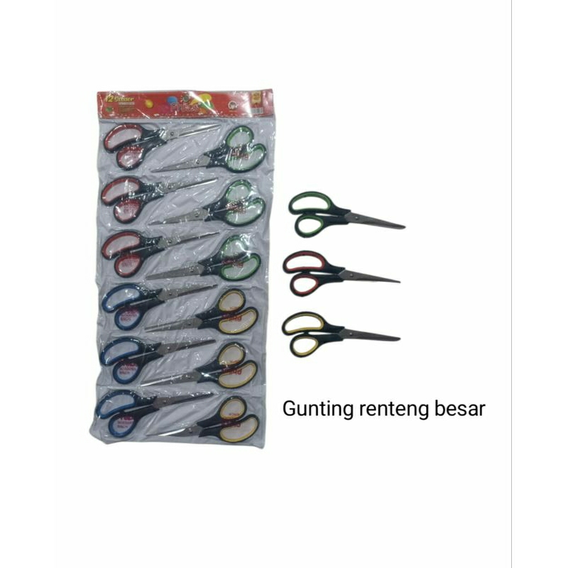 

gunting renteng besar isi 12 ...