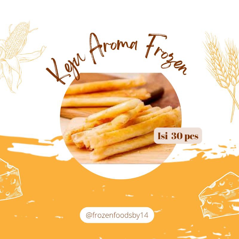 

KEJU AROMA (CHESSEE STICK) FROZEN HOMEMADE ISI 30 PCS