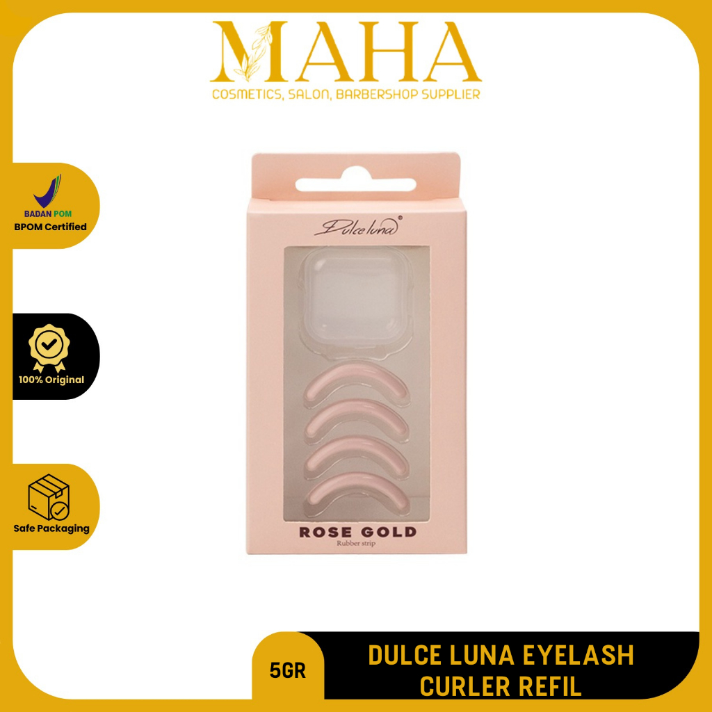 KKV - DULCE LUNA PINK GOLD SERIES EYELASH CURLER ADHESIVE STRIP REFIL