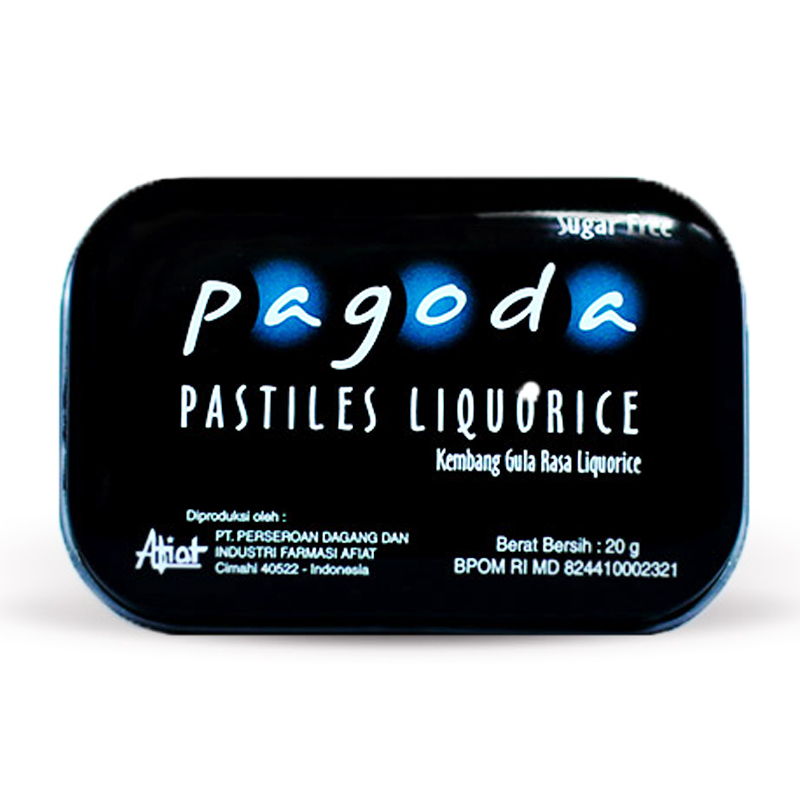 

Pagoda Pastiles Liquorice 20gr