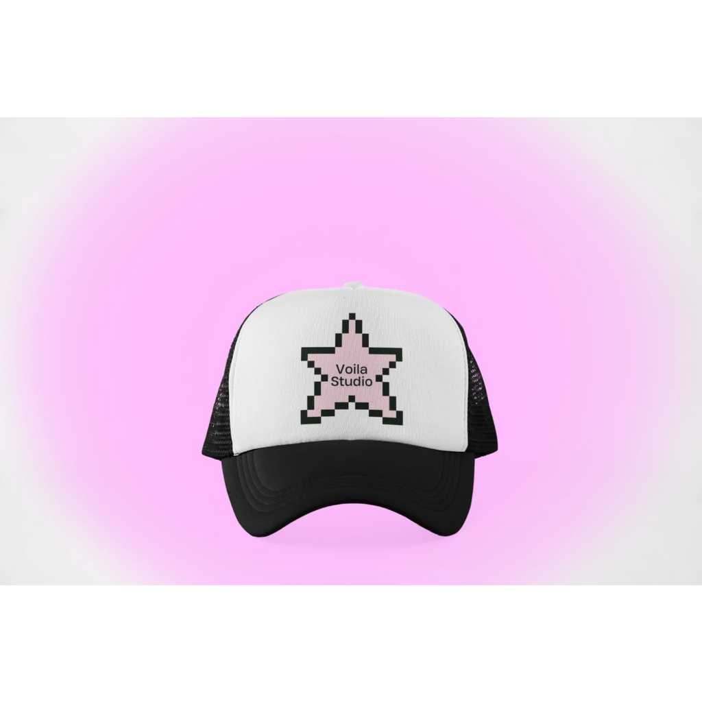 Trucker Hat Voila - Voila Pinkstar