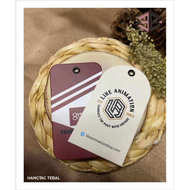 

Hang Tag tebal FREE DESIGN..!! hangtag tebal label hangtag tag label baju ketebalan 700gsm