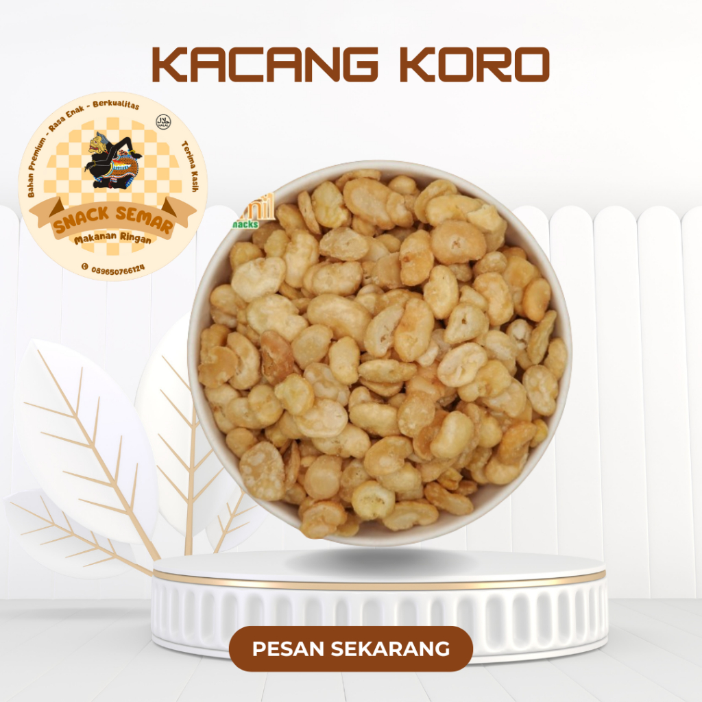 

Kacang Koro Makanan Ringan