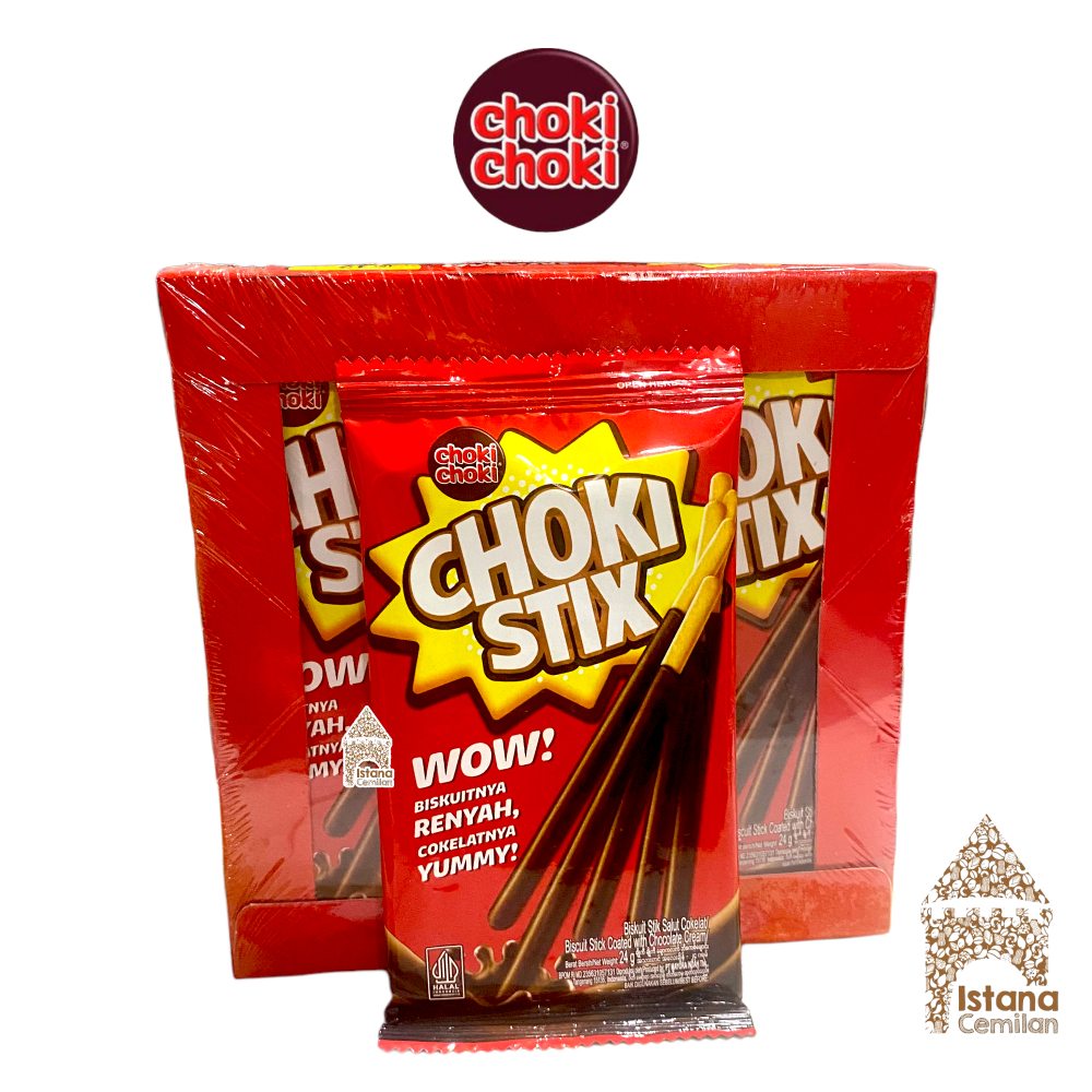 

Choki Stix (Choki Choki Stick Cokelat) isi 12 Sachet. Stik Biskuit Cokelat