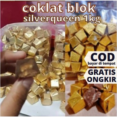 

coklat silverqueen piramid berat 1kg coklat delfi mix milk